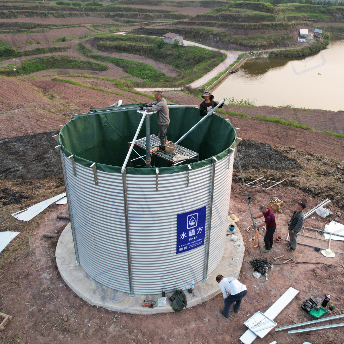 水膜方專業級森林防火裝配式蓄水池，為森林安全保駕護航